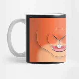 Sugar Orange Bunny Face Mug